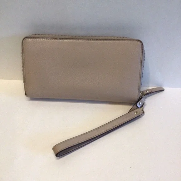 Kate Spade Anita Grove Street Leather Double Zipper Wallet Two Tone‎ - Picture 10 of 11